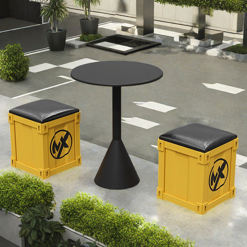 Shuttleworth Pedestal Dining Set, 3 Piece Dining Set