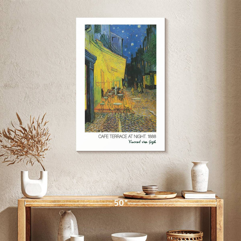 Affiche de l'exposition Cafe Terrace Van Gogh, H 36 po x l 24 po