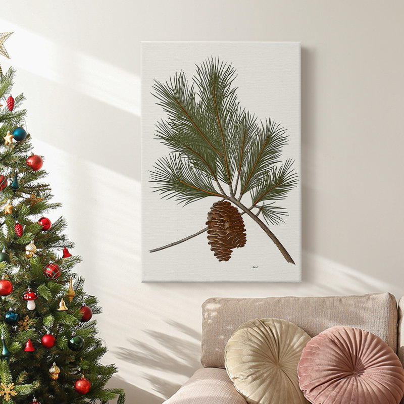 Art des Fêtes de Noël - Toile tendue avec châssis - Série 2-CCLxxi, H 12 po x l 8 po