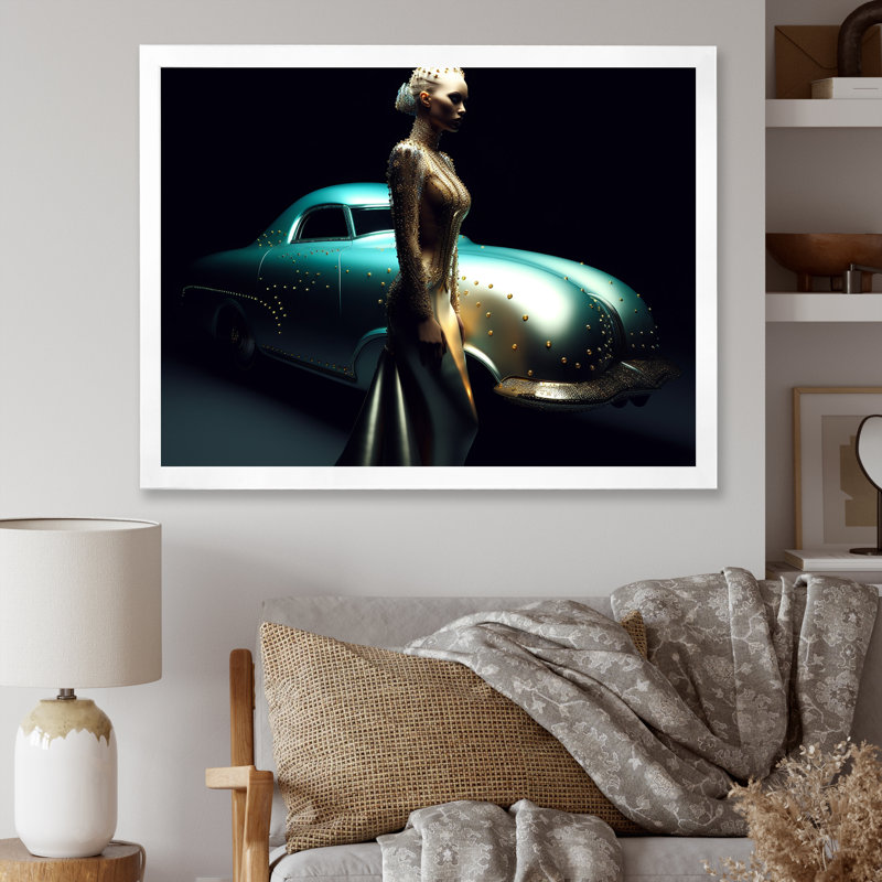 Impression sur toile Classic Classic, Cadre simple blanc, H 30 po x l 40 po x P 1,5 po