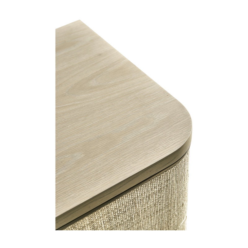 Water 3 - Drawer Solid Wood Nightstand