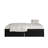 Twin Size Wooden Mates Bed With Storage In Black-1920571862