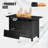 25" H X 40" W Iron Propane Outdoor Fire Pit Table With Cover