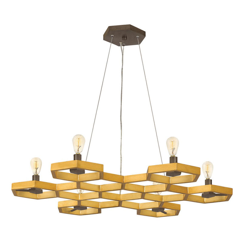 Euart 6 - Light Candle Style Chandelier