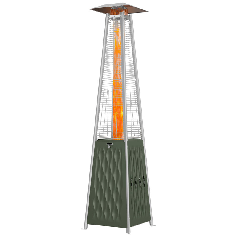 Chauffe-terrasse pyramide Eeast Oak 50 000 BTU, Vert