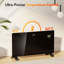 VonHaus 2000W 6800 BTU Electric Panel Space Heater with Adjustable Thermostat and with Digital Display