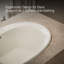 Baignoire encastrée ovale avec surface chauffante-14673391