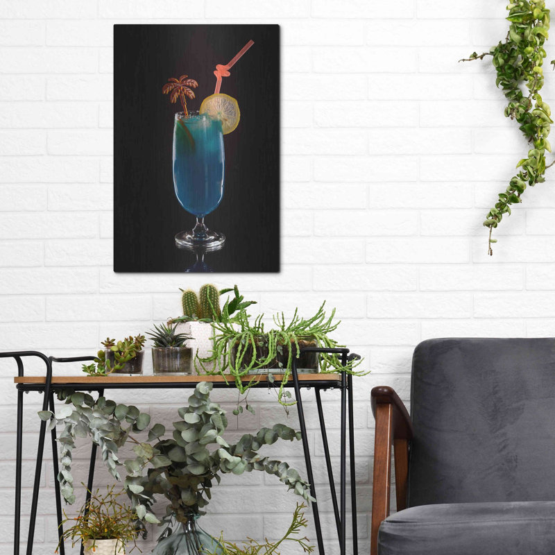 «Blue Lagoon» par Luxe, H 16 po x l 12 po