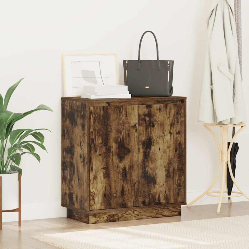  Sideboard 71 X 34.5 X 75 Cm Engineered Wood, Smoked Oak