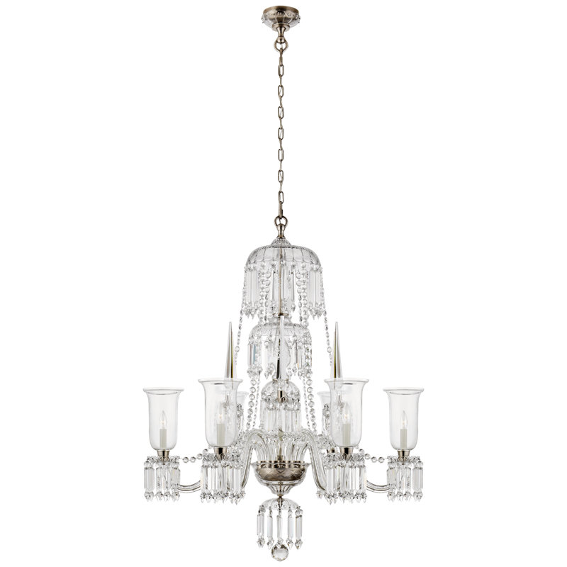 Crowley 6 - Light Glass Chandelier