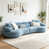 Blue Chenille