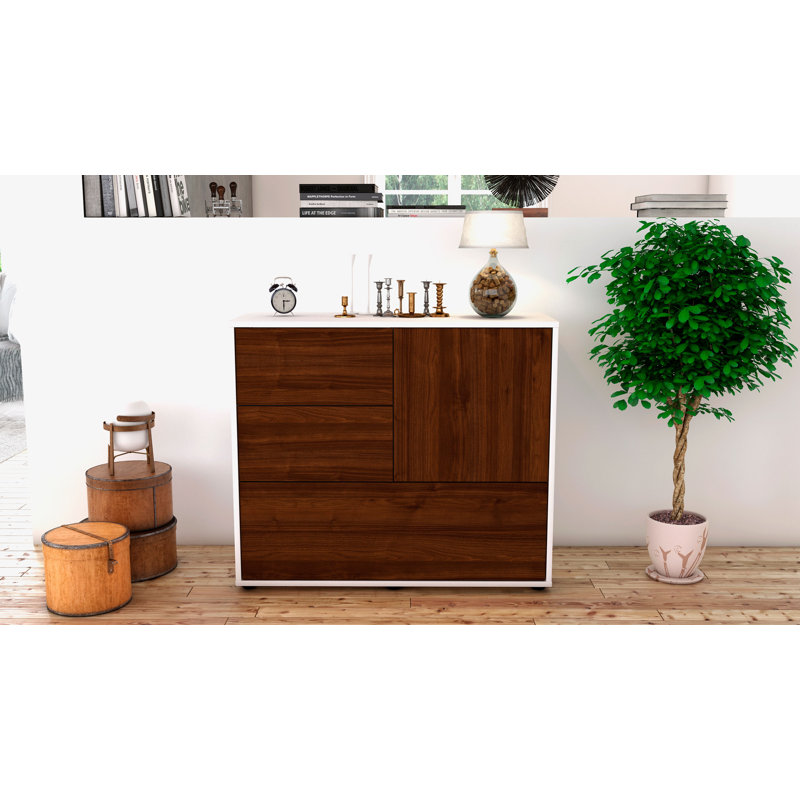 Richas Sideboard, White/Walnut