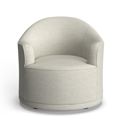Upholstered Swivel Barrel Chair