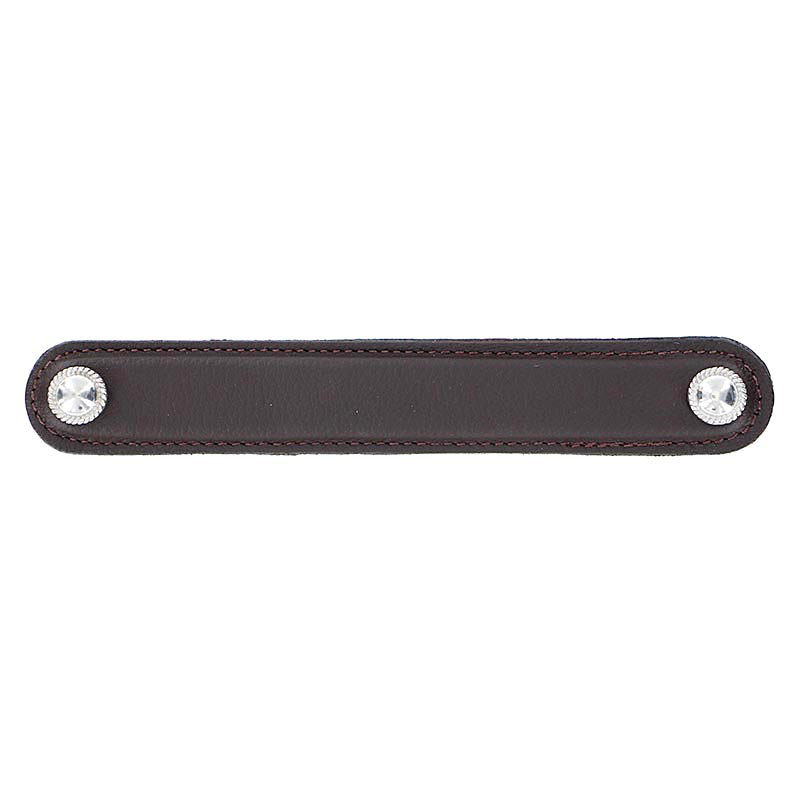 Sanzio 6" Center to Center Bar Pull, 4", Satin Nickel