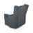 Landau Contemporary Fabric Upholstered Swivel Recliner