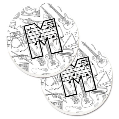Ceramic Round 2 Piece Car Coaster Set