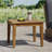 Hampton Outdoor Acacia Wood Side Table, 20 "W X 20 "D X 15.75 "H,-431908454