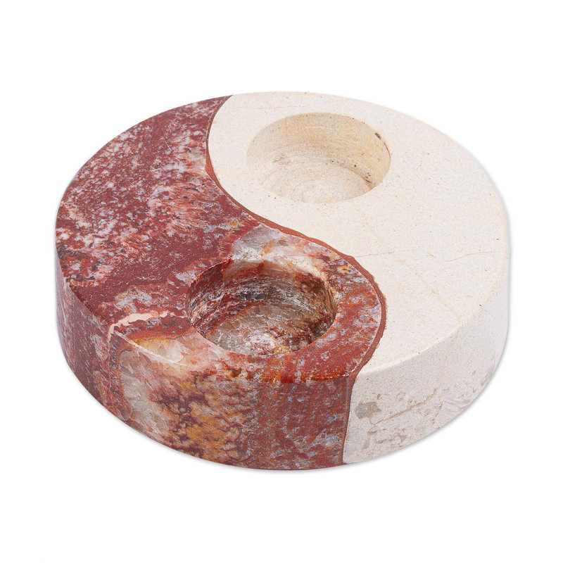 1.6'' H Stone Tabletop Tealight Holder