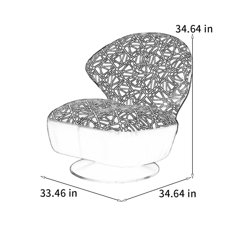 360° rotating chair