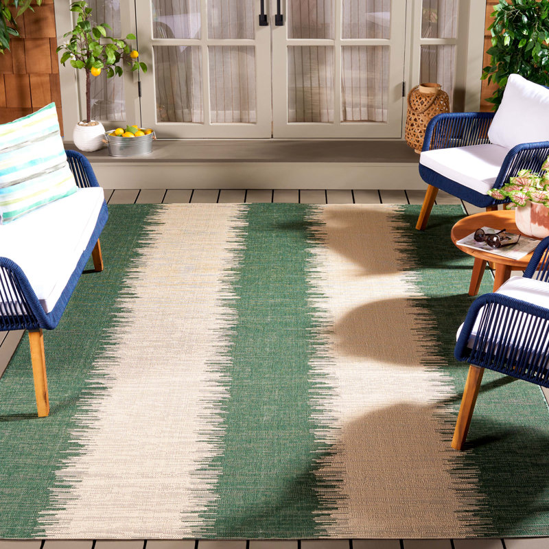 Tapis d'intérieur / extérieur Courtyard Performance, Rectangle 6 pi 7 po x 9 pi 6 po