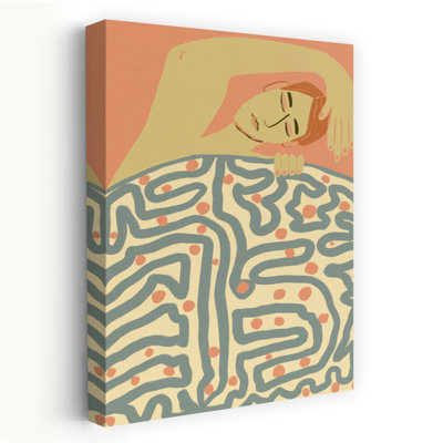 Contemporary Art Dreamy Abstract Contemporary Wall Art 1 Piece Wrapped Canvas Wall Art