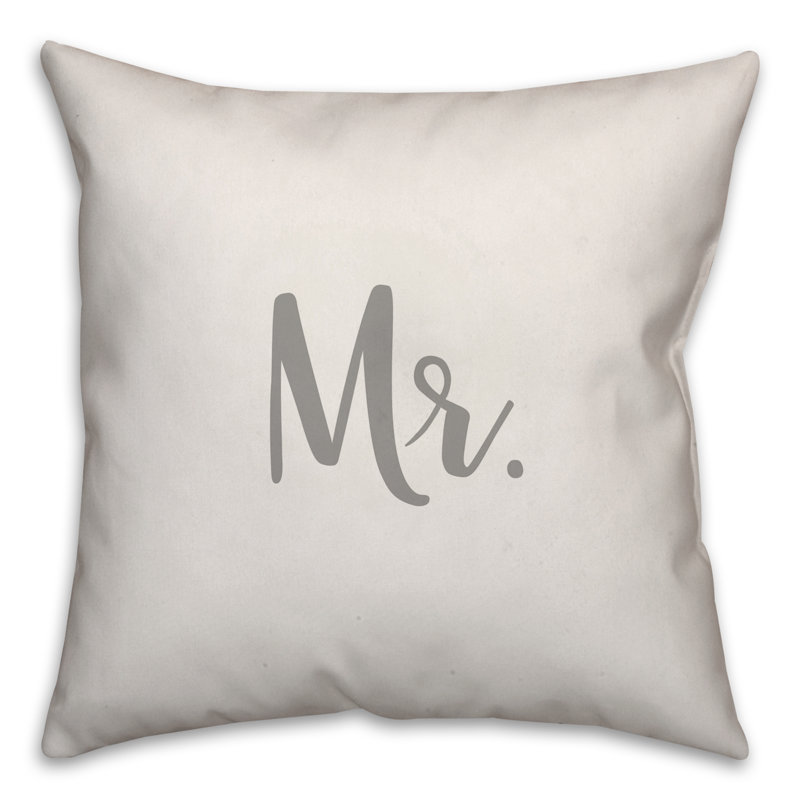 Throw Pillow, White, Pillow Cover