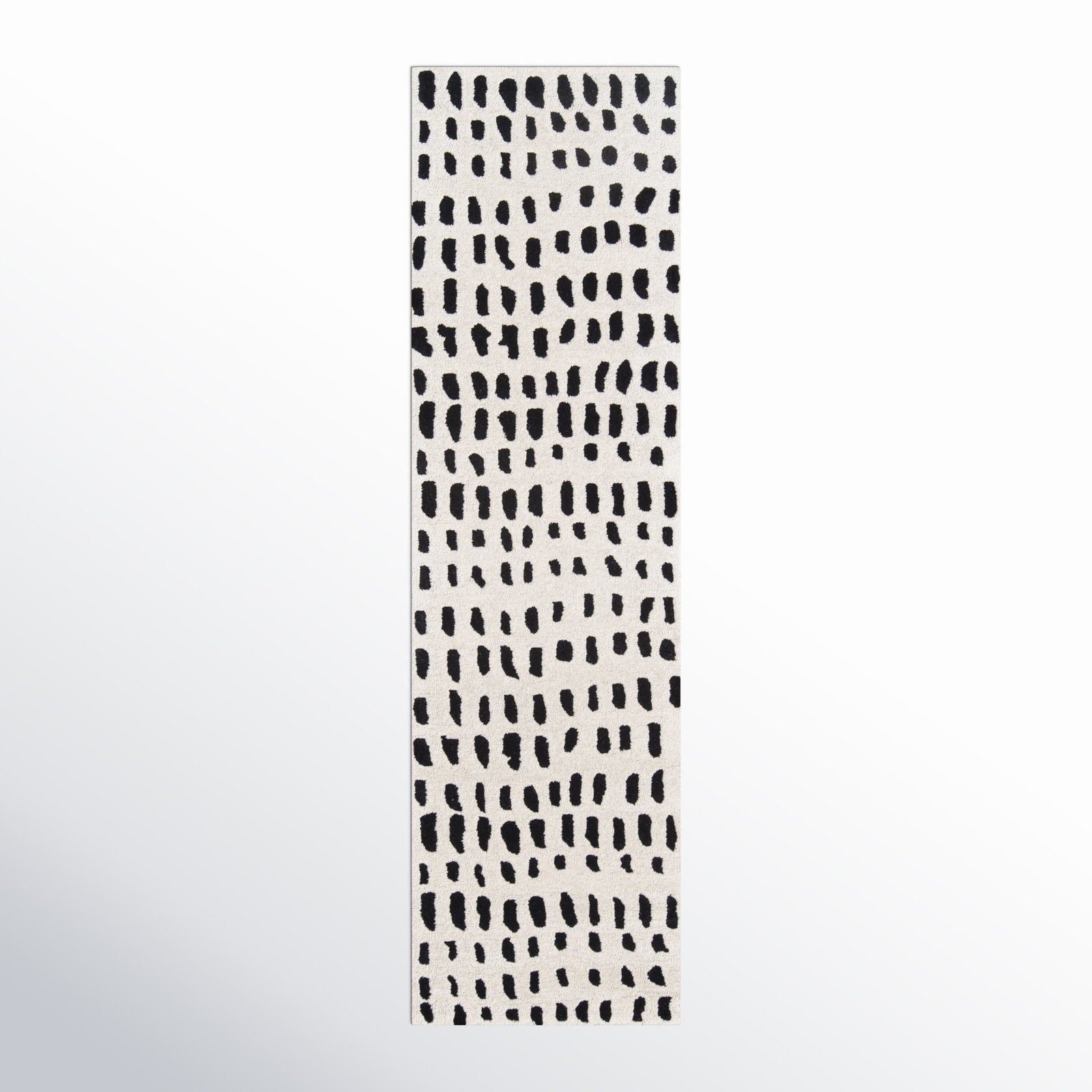 Dey Handmade Wool Off-White Rug, Runner 2'3" x 8'