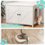 Armoire à litière avec porte anti-odeurs Haio-1572880499