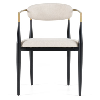 Ayliana Fabric Arm Chair Dining Chair -  Joss & Main, 958CD958ECE94422B4DC94BAABC38BF9