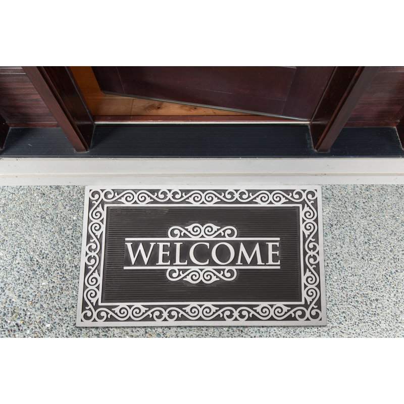 Tapis d'extérieur antidérapant Kassia 30 po x 18 po