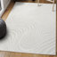 Tapis rayé crème / ivoire Maribo-88570895