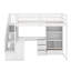 Lit mezzanine simple avec bureau-422621748