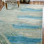 Tapis bleu et vert Bannack-366627745