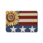 Tapis d'entrée de tournesol à motif drapeau américain tournesol 20 po x 32 po