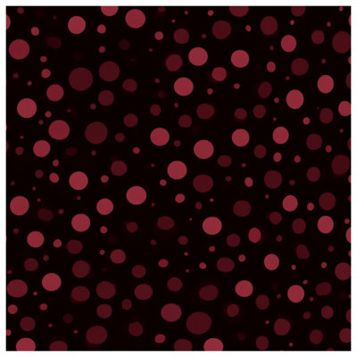 Couvre-lit matelassé à pois rouges