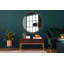 Huldar Glass Flat Wall Mirror
