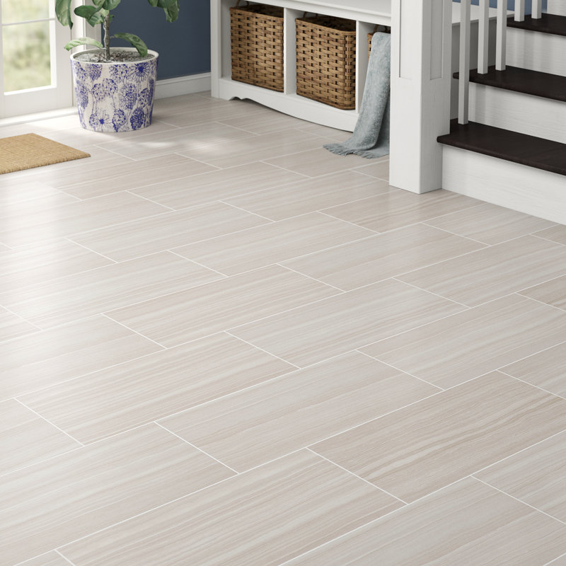 Matita 12" x 24" Porcelain Field Tile, Azzurra