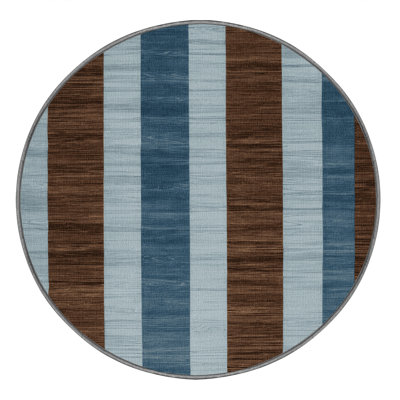 Machine Washable Checkered Grey Area Rug