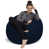 Navy Microfiber/Microsuede