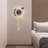 Metal Wall Clock With LED Light-1290585614
