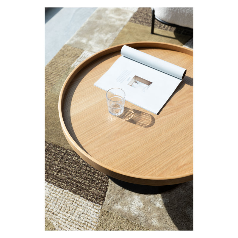 End Table, Brown, 14" H x 28" W x 28" D