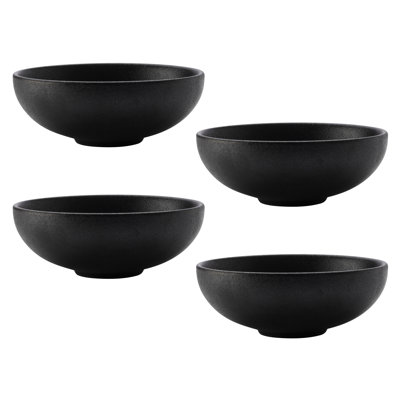 Caviar 20oz. Porcelain Cereal Bowl