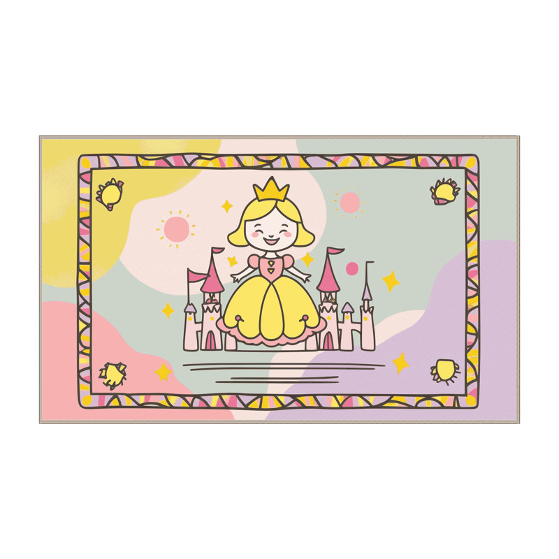 Tapis fantaisie East Urban Home, Rectangle 7 pi x 9 pi