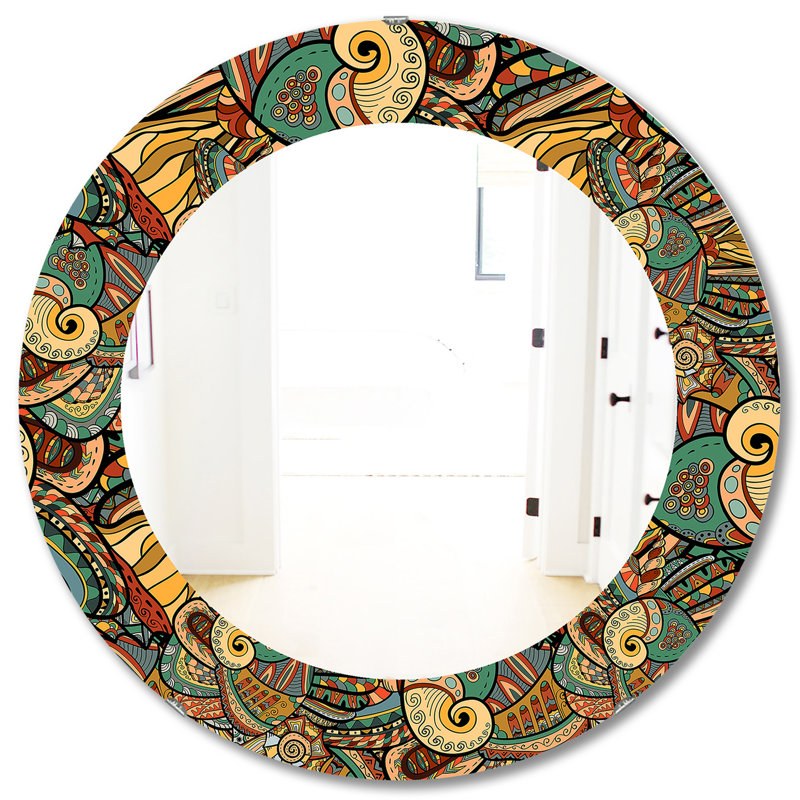 Miroir mural Paisley 9, H 31,5 po x l po