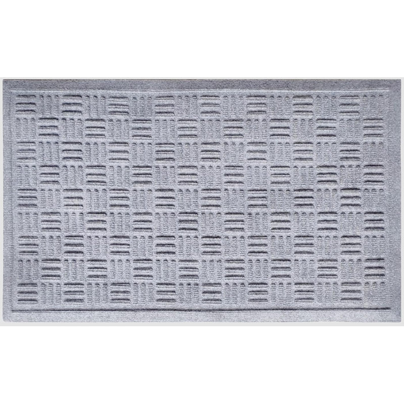 Paillasson Ocossio, L 24 po x L 36 po, Gris clair / gris