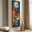 Elegant Decorative Framed MDF Painting, 15.8 x 47.2 inches | 100% UV Printed on 3 mm MDF with Durable 100% Pine Wood Frame (Thickness: 0.14 inches) | Perfect Wall Art for Living Room, Bedroom & Office Décor