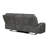 Upholstered Track Arm Motion Sofa Grey