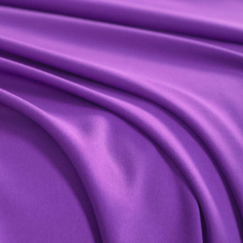 4PC 1800 Series Soft Microfiber Sheet Set, Queen Sheet Set with 2 Pillowcases, Purple