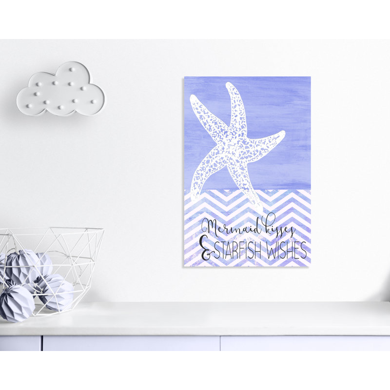 Adhésif décoratif «Mermaid Kisses», H 36 po x l 24 po x P 1,5 po, Canevas
