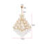 Yarmouth 49 - Lustre en cristal à plusieurs niveaux de style bougie-1605013258-1605013278